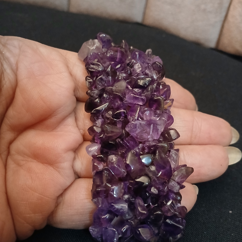 Purple Gemstone Bracelet